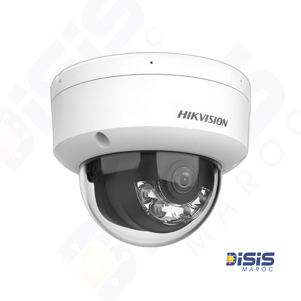 Camera IP (Ligne1) 2MP Hybrid-light+Audio Dome DS-2CD1123G2-LIU