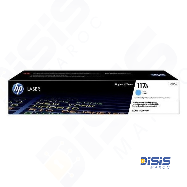 Toner HP W2071A (117A) Cyan – Compatible LaserJet 150/178/179A