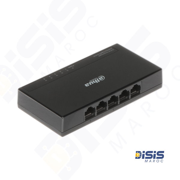 Commutateur Ethernet Gigabit à 5 ports (modèle : DH-PFS3005-5GT-L)