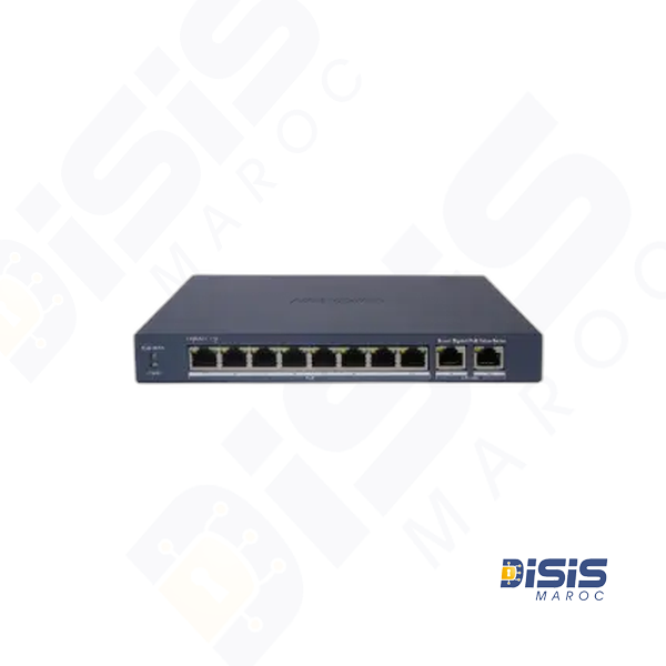 DS-3E1510P-EI/M- Switch à 8 Ports Smart PoE Fast Ethernet 60W – Hikvision