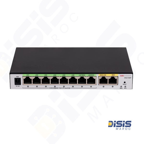 Switch PoE+ 10 ports DS-3WG210GP-SI