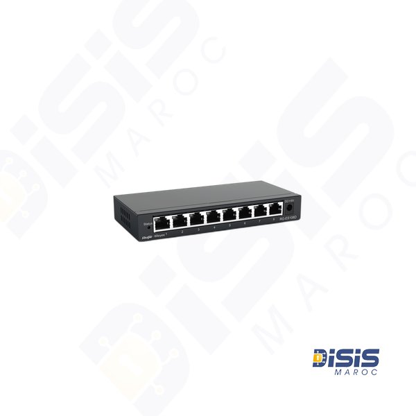 Commutateur de bureau non géré à 8 ports 10\/100 Mbps RG-ES108D