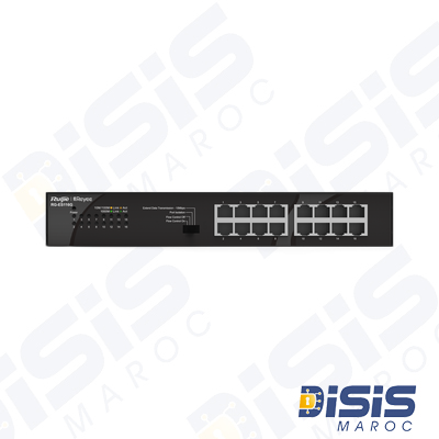 Commutateur non PoE non géré à 16 ports 10\/100\/1000 Mbps RG-ES116G