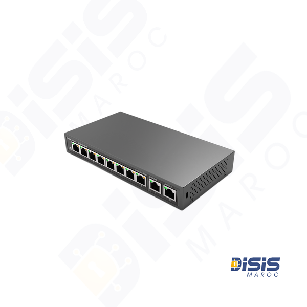 Commutateur de bureau non géré à 8 ports 10\/100 Mbps RG-ES110D-P