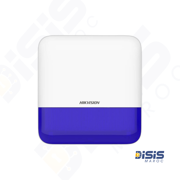 DS-PS1-E-WB/BLUE – Sirène Externe Sans Fil Alarme Anti-intrusion Bleu – HIKVISION