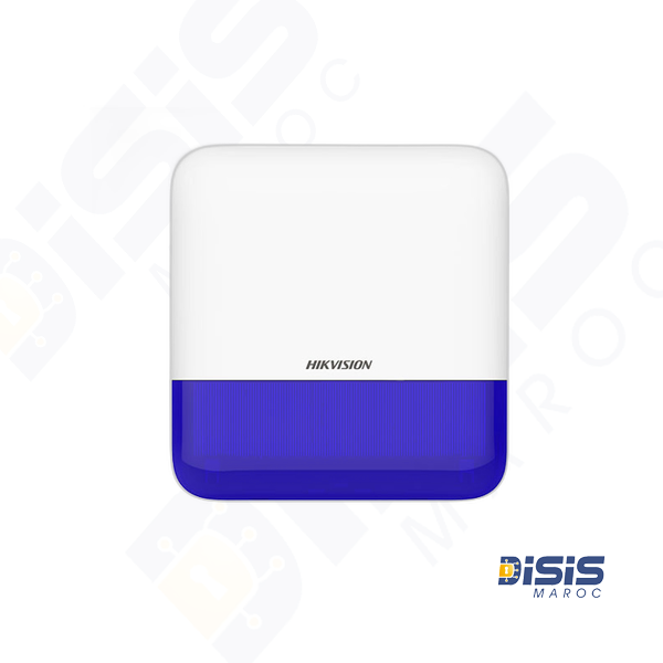 DS-PS1-E-WB/BLUE – Sirène Externe Sans Fil Alarme Anti-intrusion Bleu – HIKVISION