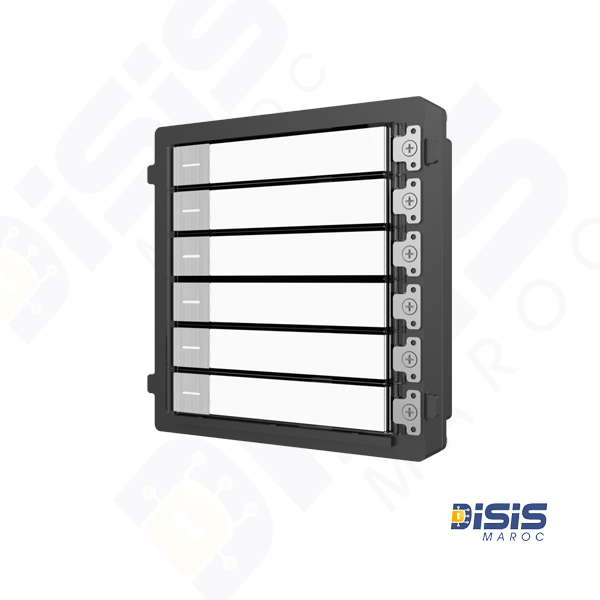 Hikvision Videophone DS-KD-KK Modular Nametag,6 butons