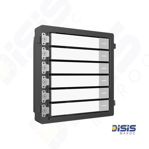 Hikvision Videophone DS-KD-KK Modular Nametag,6 butons