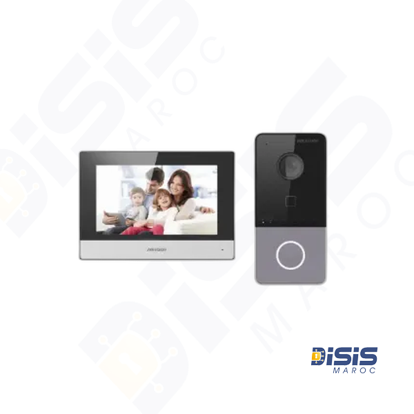 Kit d'interphone vidéo DS-KIS603-P