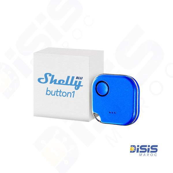 Shelly BLU Button 1 – Appui Bluetooth programmable pour scènes & automatisations