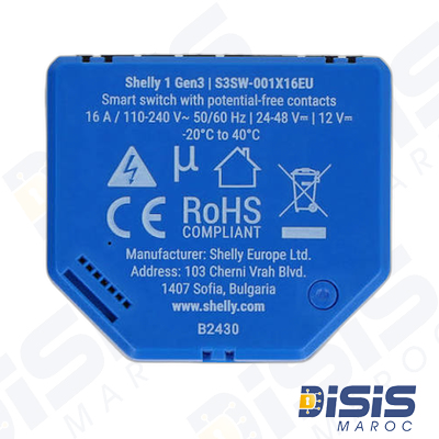 Shelly Smart Control 1 Gen3