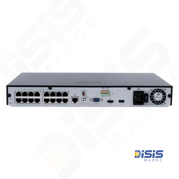 Enregistreur Vidéo en Réseau (NVR) - NVR302-16S2-P16