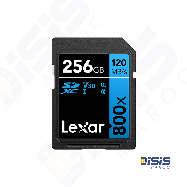 Lexar® Professional 800x 256 Go PRO SDXC™ UHS-I