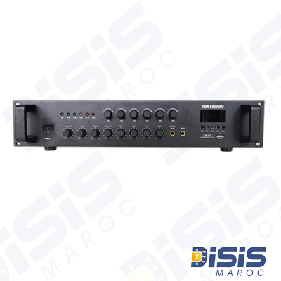 Amplificateur IP 240W Hikvision – DS-QAE0A240G1-VB - Sonorisation professionnelle