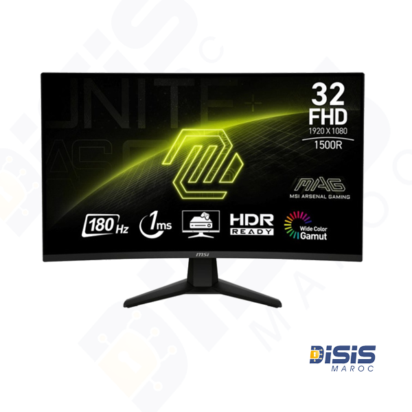 Moniteur MSI MSI MAG 32C6X 32" 250Hz Curved