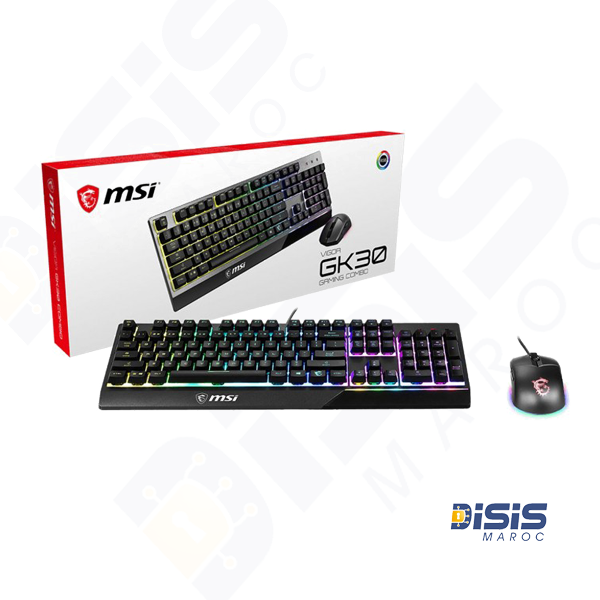 MSI Clavier Souris VIGOR GK30 COMBO FR