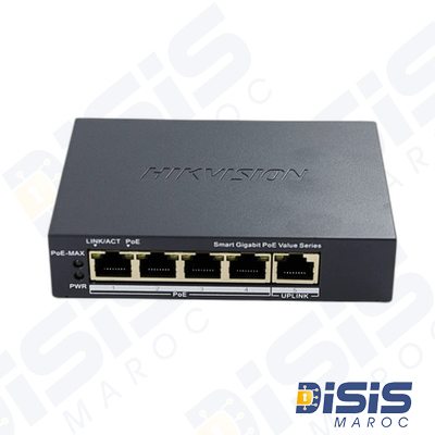 Switch Gigabit POE Smart 4 Ports DS-3E1505P-EI/M