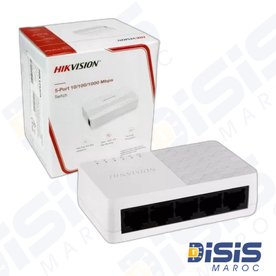Switch Hikvision Desktop Gigabit 5 ports Metal DS-3E0505D-O